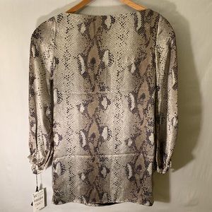 Zara Women Snake Print Dress